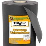 7,5 m² vrtni flis za zatiranje plevela flis folija za plevel mulčna folija 150 g/m² 1,5 m široka, (22075108)