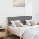  Tapecirani uzglavlje Tamno siva 120 cm Čvrsto borovo drvo | Eponuda.ba