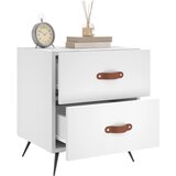  Noćni ormarići 2 kom bijeli 40x35x47,5 cm od konstruiranog drva | shoptok.hr