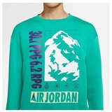 Nike Puloverji Jordan Winter Utility Zelena | Shoptok.si