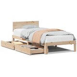 vidaXL Okvir kreveta s ladicama bez madraca 90 x 200 cm Cijene