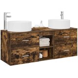  Set namještaja za kupaonicu 3 kom. Dimljeni hrast Smeđa 49.5 x 44.5 x 65.5 cm | shoptok.hr