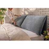 Bonami Selection Plavi tapecirani bračni krevet s podnicom i prostorom za odlaganje 180x200 cm Myra Pillow – | shoptok.hr