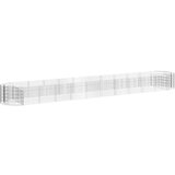 vidaXL Visoka greda gabion pocinkano železo 600x100x50 cm | Shoptok.si
