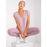 BASIC Feel Good T-shirt-AP-TS-A-004-dark pink | Shoptok.si