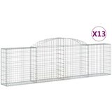  Lučne gabionske košare 13 kom 300x30x80/100cm pocinčano željezo | shoptok.hr