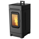 Kamin topl. na pelet 9kW AGNES, crni THERMOFLUX | Eponuda.ba