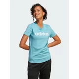 ADIDAS SPORTSWEAR adidas Majica Essentials Slim Logo T-Shirt IC0629 Modra Slim Fit