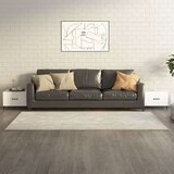  Klubske mizice s kovinskimi nogami 2 kosa bele 50x50x40 cm, (20712818) Cene