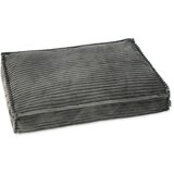 Plaček Pet Products Tamno sivi krevet za pse 120x80 cm Dog Fantasy Stripe – Cijene