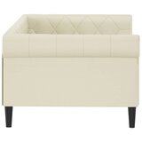  Dnevni krevet krem 90 x 200 cm od umjetne kože | shoptok.hr