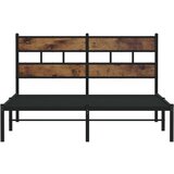 vidaXL Metalni okvir kreveta bez madraca boja hrasta 150 x 200 cm | shoptok.hr