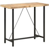 vidaXL Barska mizica 120x58x107 cm robusten mangov les Cene
