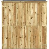 vidaXL vrtna lopa za orodje 163x50x171 cm trdna borovina | Shoptok.si
