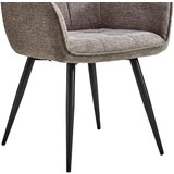 MID.YOU NASLANJAČ, kovina, tekstil rjava | Shoptok.si