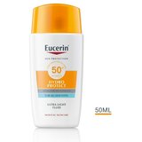 Eucerin hydro-protect ultralagani fluid za zaštitu lica od sunca spf 50+, 50 ml cene