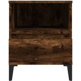  Noćni ormarići 2 kom boja dimljenog hrasta 40x35x50 cm | shoptok.hr