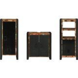 vidaXL Set namještaja za kupaonicu 3 pcs Čvrsto reciklirano drvo | shoptok.hr