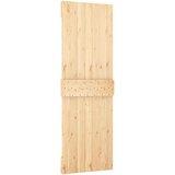  Drsna vrata s kompletom vodil 70x210 cm trdna borovina, (20999101) | Shoptok.si