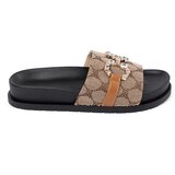 SEASTAR Black and brown flip-flops with decoration | Shoptok.si