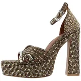 Salonarji 5850843609k Crystal Strap Platform