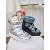 Resti Women's silver Vevnose slip-on boots a'la snow boots | Shoptok.si