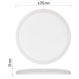  LED plafonsko svetlo FLORI LED/18W/230V 4000K bela, prečnik 29 cm | Eponuda.com
