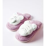 Gemre Purple and Green Soft Bee Slippers | Shoptok.si