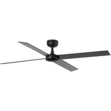 Faro 34356 - stropni ventilator RUDDER L, braon/crna, prečnik 132 cm + daljinski upravljač | Eponuda.com