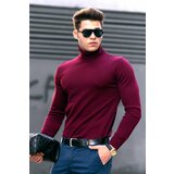 Madmext Sweater - Burgundy - Fitted Cene