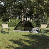 vidaXL šator s krovom ostalo s zračnim otvorom siva i crna 236 x 150 x 136 cm | shoptok.hr