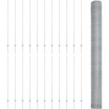  Stebri ograje 22 kosov U-kanal 150 cm Cinkano jeklo, Šesterokotna ograja 1,5x50 m Cinkano jeklo | Shoptok.si