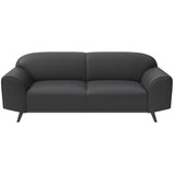 MESONICA Tamno siva kožna sofa 193 cm Nesbo – Cijene