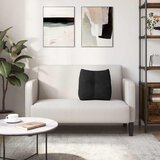  Jastuk za leđa Crna 45 x 24 x 50 cm tkanina | shoptok.hr
