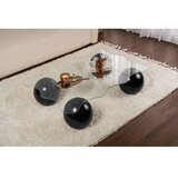 Hanah home Sto za dnevnu sobu Noxa Black Transparent