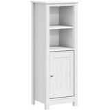Maison Chic Kopalniška omarica - Kopalniški kabinet BERG bela 40x34x110 cm trdna borovina, (21794684) Cene