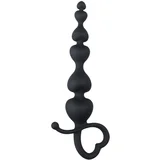 Analne kuglice Easytoys Heart Handle, crna