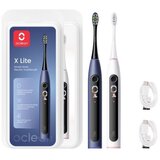 Oclean Električna zobna ščetka X Lite - Duo Temno Modra + Siva, Sonični motor | Shoptok.si