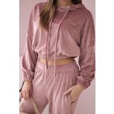 Kesi Velour Hooded Set - Dark Powder Pink | Shoptok.si