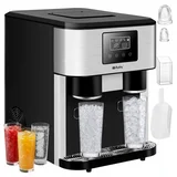 3v1 barski LCD aparat za izdelavo ledenih kock 1.8L ledomat drobilnik in dispenser vode