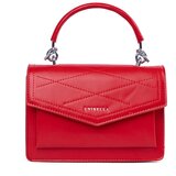 Shelvt Red small women's handbag with a handle and strap Cene