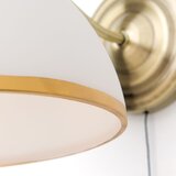 Orion wa 2-1371/1 - zidna lampa old lamp 1xE27/40W/230V bela/mesing | Eponuda.com