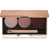 Nude by Nature Natural Illusion Eyeshadow Trio paleta senčil za oči odtenek 03 Rose 3x2 g