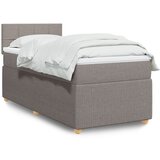 Maison Chic Box spring postelja - Vzmetna postelja z vzmetnico taupe 80x200 cm blago SL23903, (21880027) | Shoptok.si