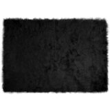 vidaXL Lažni Ovčji Tepih Crna 140 x 200 cm Poliester | shoptok.hr