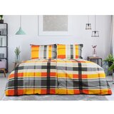 B.E.S. Narančasta posteljina za krevet za jednu osobu od krepa 140x200 cm Orabge Kube – | shoptok.hr