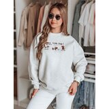 DStreet Bluza damska oversize z jamnikami JAMNIKOVE szara | Shoptok.si