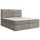 Makamii Siva boxspring postelja s prostorom za shranjevanje 180x200 cm Palta – | Shoptok.si