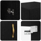  Zidni ormarić Crni hrast 69,5 x 34 x 90 cm Konstruirano drvo | shoptok.hr