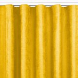  Curtain MILANA color mustard style classic transparent wave tape 7 cm chenille 420x175 HOMEDE | shoptok.hr
